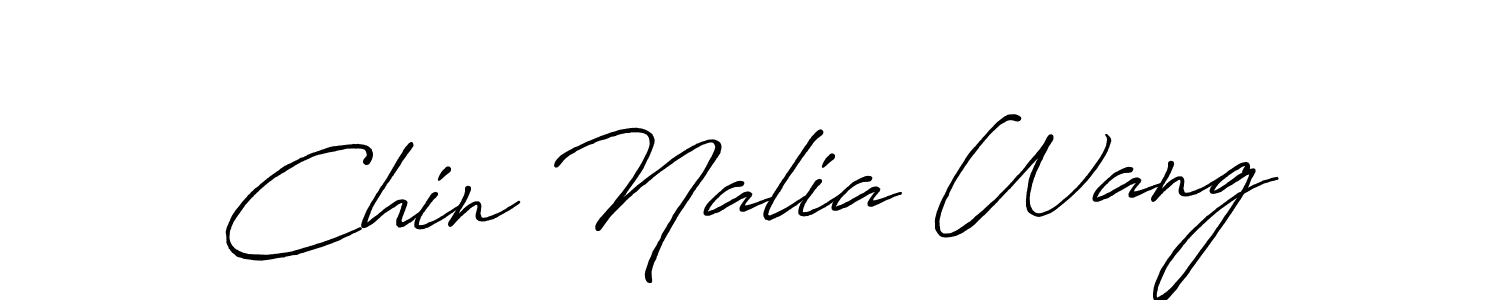 How to Draw Chin Nalia Wang signature style? Antro_Vectra_Bolder is a latest design signature styles for name Chin Nalia Wang. Chin Nalia Wang signature style 7 images and pictures png
