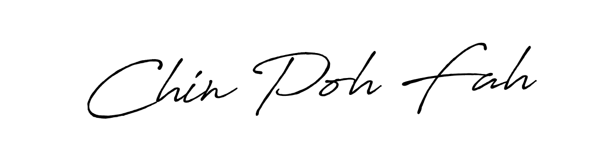 Also You can easily find your signature by using the search form. We will create Chin Poh Fah name handwritten signature images for you free of cost using Antro_Vectra_Bolder sign style. Chin Poh Fah signature style 7 images and pictures png