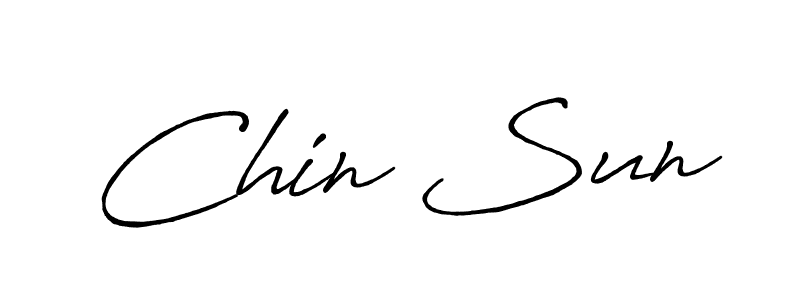 Best and Professional Signature Style for Chin Sun. Antro_Vectra_Bolder Best Signature Style Collection. Chin Sun signature style 7 images and pictures png