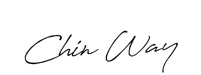Also we have Chin Way name is the best signature style. Create professional handwritten signature collection using Antro_Vectra_Bolder autograph style. Chin Way signature style 7 images and pictures png
