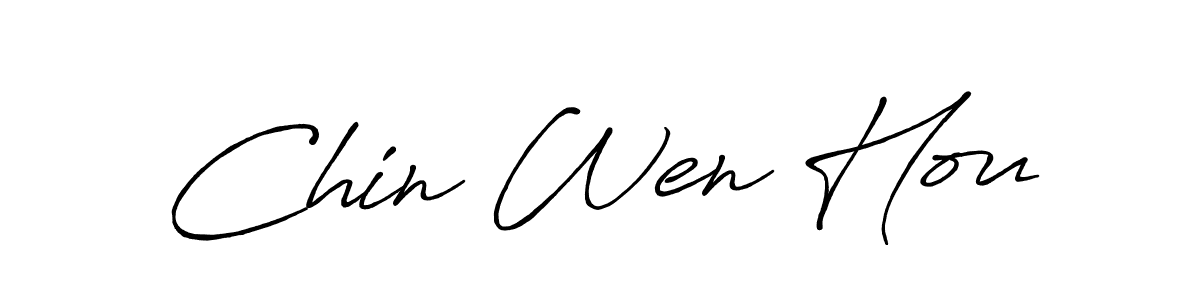 Make a beautiful signature design for name Chin Wen Hou. Use this online signature maker to create a handwritten signature for free. Chin Wen Hou signature style 7 images and pictures png