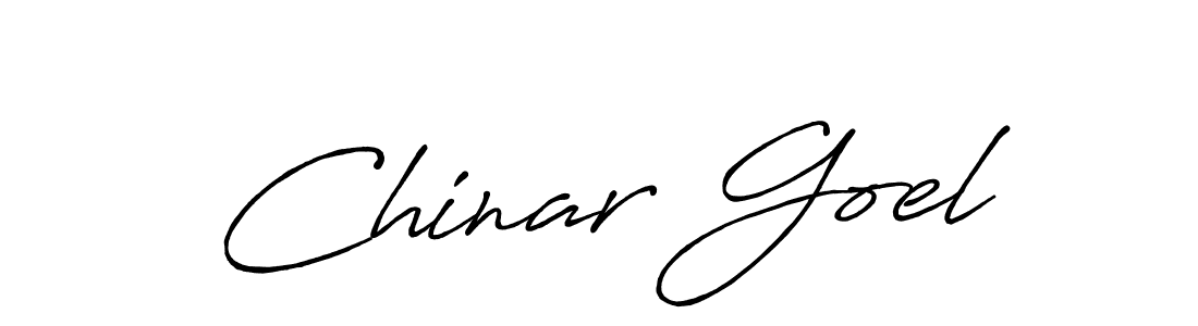 Use a signature maker to create a handwritten signature online. With this signature software, you can design (Antro_Vectra_Bolder) your own signature for name Chinar Goel. Chinar Goel signature style 7 images and pictures png