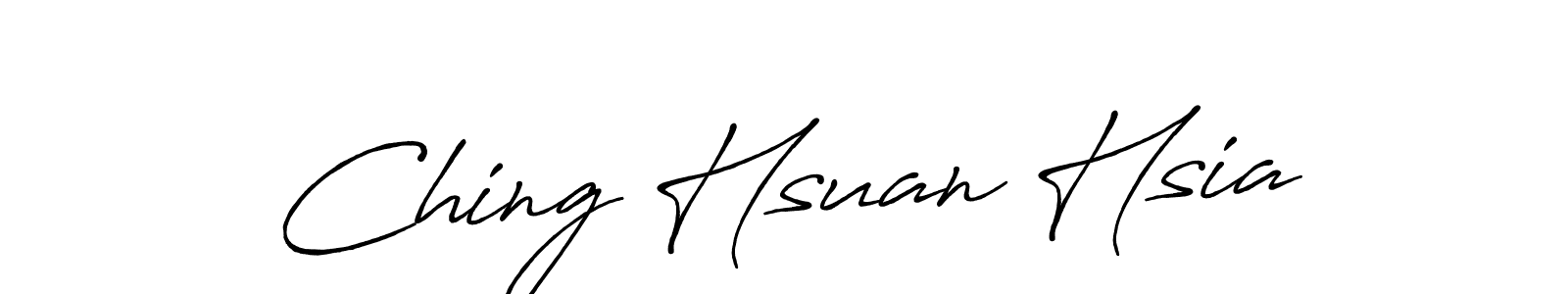 Also we have Ching Hsuan Hsia name is the best signature style. Create professional handwritten signature collection using Antro_Vectra_Bolder autograph style. Ching Hsuan Hsia signature style 7 images and pictures png