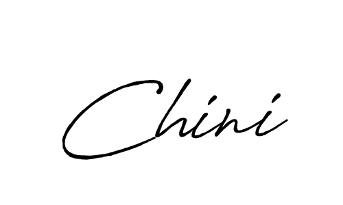 Design your own signature with our free online signature maker. With this signature software, you can create a handwritten (Antro_Vectra_Bolder) signature for name Chini. Chini signature style 7 images and pictures png