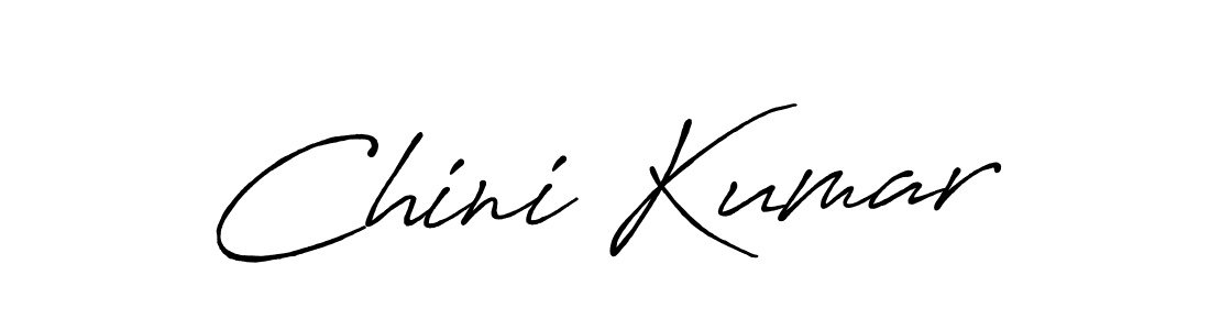 Also we have Chini Kumar name is the best signature style. Create professional handwritten signature collection using Antro_Vectra_Bolder autograph style. Chini Kumar signature style 7 images and pictures png