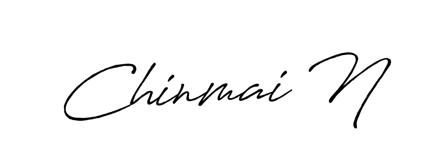 Once you've used our free online signature maker to create your best signature Antro_Vectra_Bolder style, it's time to enjoy all of the benefits that Chinmai N name signing documents. Chinmai N signature style 7 images and pictures png