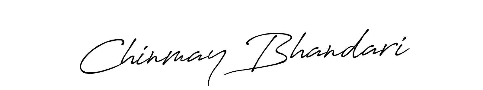 Antro_Vectra_Bolder is a professional signature style that is perfect for those who want to add a touch of class to their signature. It is also a great choice for those who want to make their signature more unique. Get Chinmay Bhandari name to fancy signature for free. Chinmay Bhandari signature style 7 images and pictures png