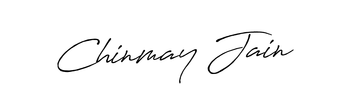 You should practise on your own different ways (Antro_Vectra_Bolder) to write your name (Chinmay Jain) in signature. don't let someone else do it for you. Chinmay Jain signature style 7 images and pictures png