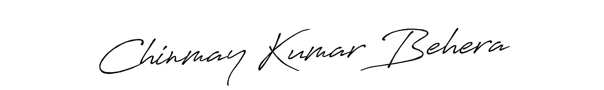 Antro_Vectra_Bolder is a professional signature style that is perfect for those who want to add a touch of class to their signature. It is also a great choice for those who want to make their signature more unique. Get Chinmay Kumar Behera name to fancy signature for free. Chinmay Kumar Behera signature style 7 images and pictures png