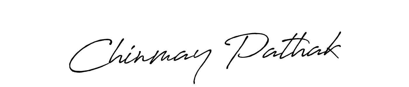 Chinmay Pathak stylish signature style. Best Handwritten Sign (Antro_Vectra_Bolder) for my name. Handwritten Signature Collection Ideas for my name Chinmay Pathak. Chinmay Pathak signature style 7 images and pictures png