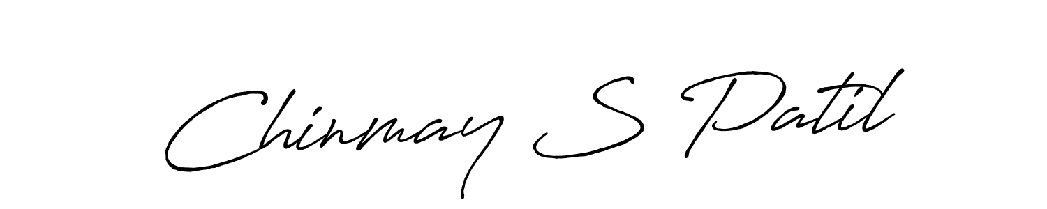 How to Draw Chinmay S Patil signature style? Antro_Vectra_Bolder is a latest design signature styles for name Chinmay S Patil. Chinmay S Patil signature style 7 images and pictures png
