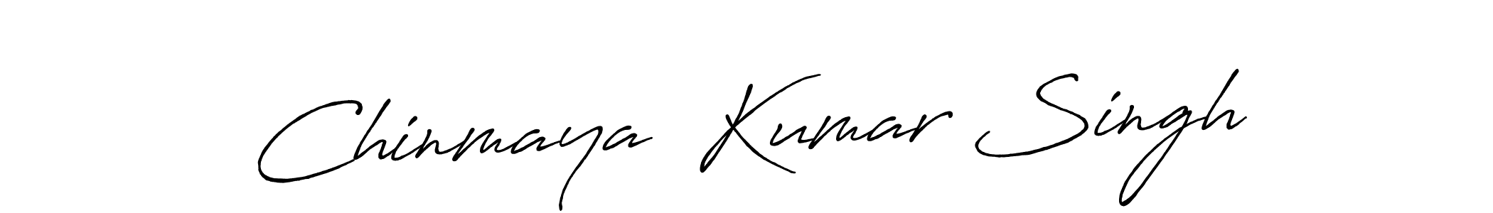 Chinmaya  Kumar Singh stylish signature style. Best Handwritten Sign (Antro_Vectra_Bolder) for my name. Handwritten Signature Collection Ideas for my name Chinmaya  Kumar Singh. Chinmaya  Kumar Singh signature style 7 images and pictures png