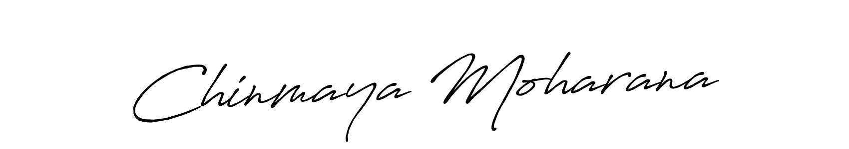 Make a beautiful signature design for name Chinmaya Moharana. With this signature (Antro_Vectra_Bolder) style, you can create a handwritten signature for free. Chinmaya Moharana signature style 7 images and pictures png