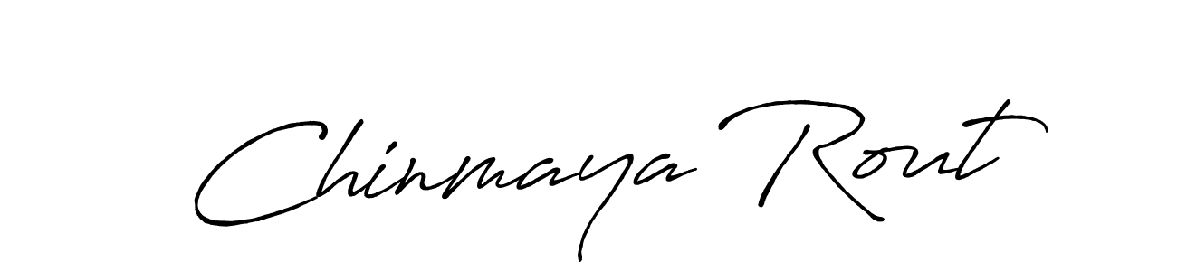 Design your own signature with our free online signature maker. With this signature software, you can create a handwritten (Antro_Vectra_Bolder) signature for name Chinmaya Rout. Chinmaya Rout signature style 7 images and pictures png