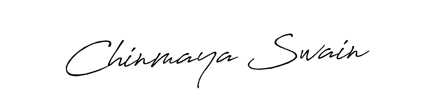 Use a signature maker to create a handwritten signature online. With this signature software, you can design (Antro_Vectra_Bolder) your own signature for name Chinmaya Swain. Chinmaya Swain signature style 7 images and pictures png