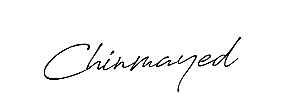 Create a beautiful signature design for name Chinmayed. With this signature (Antro_Vectra_Bolder) fonts, you can make a handwritten signature for free. Chinmayed signature style 7 images and pictures png