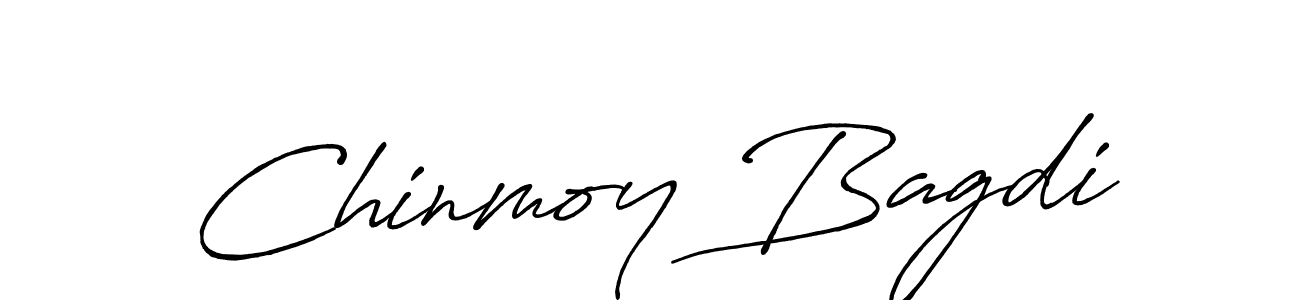 Chinmoy Bagdi stylish signature style. Best Handwritten Sign (Antro_Vectra_Bolder) for my name. Handwritten Signature Collection Ideas for my name Chinmoy Bagdi. Chinmoy Bagdi signature style 7 images and pictures png