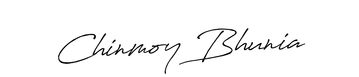 Antro_Vectra_Bolder is a professional signature style that is perfect for those who want to add a touch of class to their signature. It is also a great choice for those who want to make their signature more unique. Get Chinmoy Bhunia name to fancy signature for free. Chinmoy Bhunia signature style 7 images and pictures png