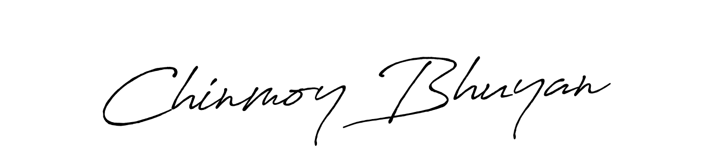 How to make Chinmoy Bhuyan name signature. Use Antro_Vectra_Bolder style for creating short signs online. This is the latest handwritten sign. Chinmoy Bhuyan signature style 7 images and pictures png