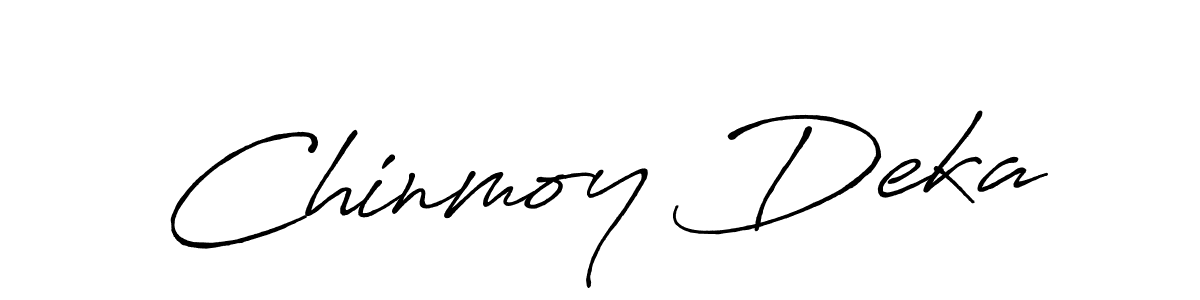 Antro_Vectra_Bolder is a professional signature style that is perfect for those who want to add a touch of class to their signature. It is also a great choice for those who want to make their signature more unique. Get Chinmoy Deka name to fancy signature for free. Chinmoy Deka signature style 7 images and pictures png