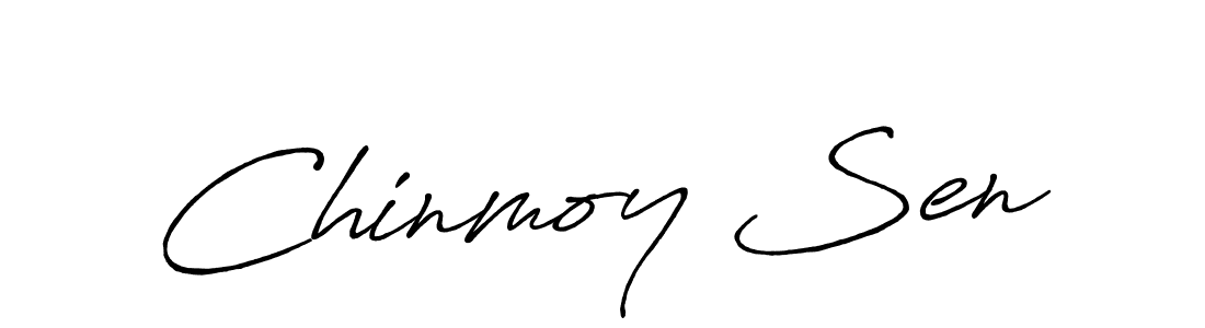 Design your own signature with our free online signature maker. With this signature software, you can create a handwritten (Antro_Vectra_Bolder) signature for name Chinmoy Sen. Chinmoy Sen signature style 7 images and pictures png
