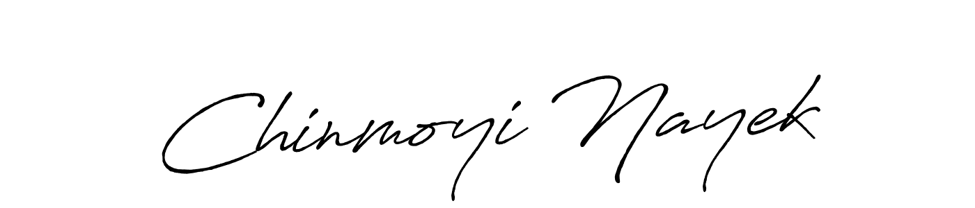 Make a beautiful signature design for name Chinmoyi Nayek. With this signature (Antro_Vectra_Bolder) style, you can create a handwritten signature for free. Chinmoyi Nayek signature style 7 images and pictures png