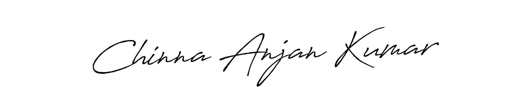 Also we have Chinna Anjan Kumar name is the best signature style. Create professional handwritten signature collection using Antro_Vectra_Bolder autograph style. Chinna Anjan Kumar signature style 7 images and pictures png