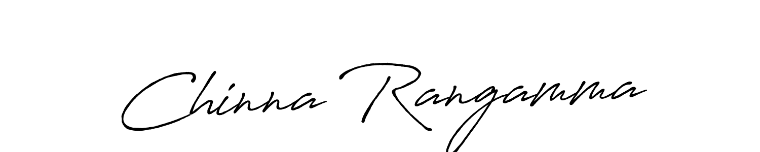 How to make Chinna Rangamma signature? Antro_Vectra_Bolder is a professional autograph style. Create handwritten signature for Chinna Rangamma name. Chinna Rangamma signature style 7 images and pictures png