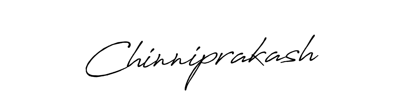 Also we have Chinniprakash name is the best signature style. Create professional handwritten signature collection using Antro_Vectra_Bolder autograph style. Chinniprakash signature style 7 images and pictures png