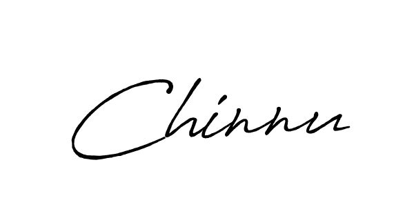 Make a beautiful signature design for name Chinnu. With this signature (Antro_Vectra_Bolder) style, you can create a handwritten signature for free. Chinnu signature style 7 images and pictures png