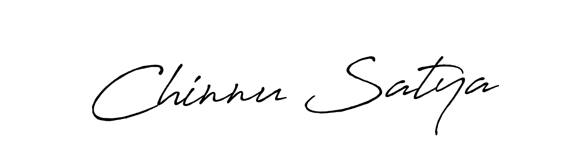 Also You can easily find your signature by using the search form. We will create Chinnu Satya name handwritten signature images for you free of cost using Antro_Vectra_Bolder sign style. Chinnu Satya signature style 7 images and pictures png