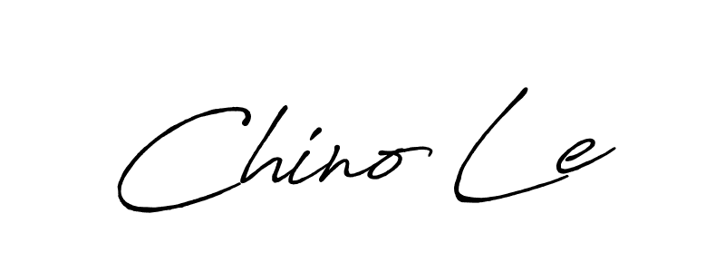 Make a beautiful signature design for name Chino Le. With this signature (Antro_Vectra_Bolder) style, you can create a handwritten signature for free. Chino Le signature style 7 images and pictures png