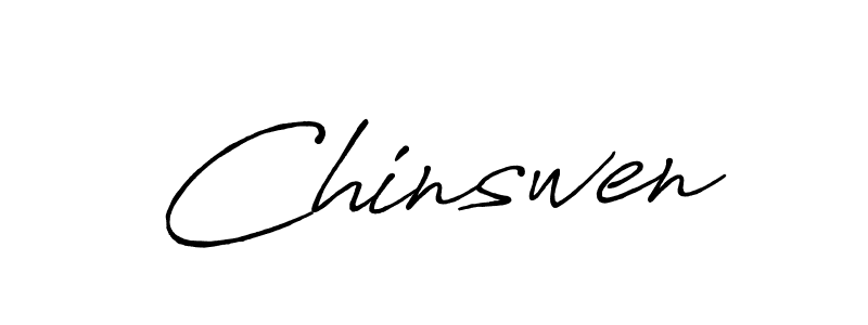 Chinswen stylish signature style. Best Handwritten Sign (Antro_Vectra_Bolder) for my name. Handwritten Signature Collection Ideas for my name Chinswen. Chinswen signature style 7 images and pictures png