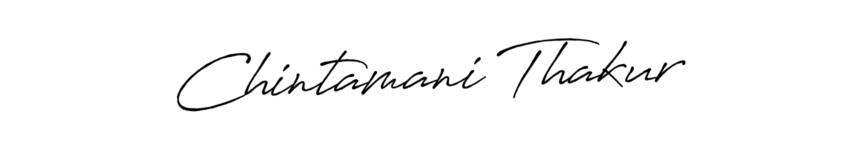 Use a signature maker to create a handwritten signature online. With this signature software, you can design (Antro_Vectra_Bolder) your own signature for name Chintamani Thakur. Chintamani Thakur signature style 7 images and pictures png