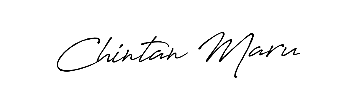 How to make Chintan Maru signature? Antro_Vectra_Bolder is a professional autograph style. Create handwritten signature for Chintan Maru name. Chintan Maru signature style 7 images and pictures png