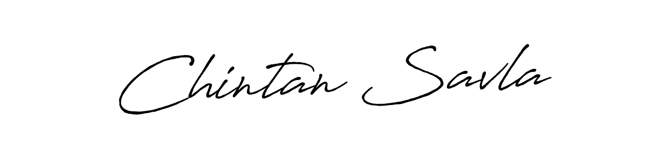 Also we have Chintan Savla name is the best signature style. Create professional handwritten signature collection using Antro_Vectra_Bolder autograph style. Chintan Savla signature style 7 images and pictures png