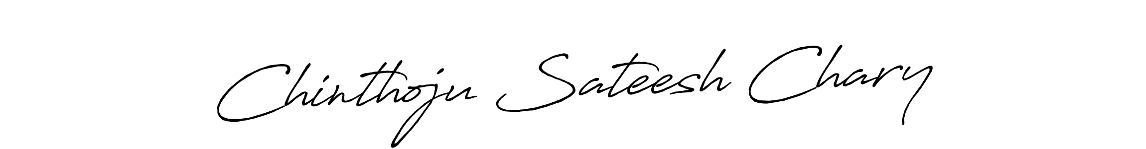 How to make Chinthoju Sateesh Chary signature? Antro_Vectra_Bolder is a professional autograph style. Create handwritten signature for Chinthoju Sateesh Chary name. Chinthoju Sateesh Chary signature style 7 images and pictures png