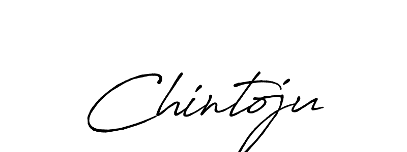 Chintoju stylish signature style. Best Handwritten Sign (Antro_Vectra_Bolder) for my name. Handwritten Signature Collection Ideas for my name Chintoju. Chintoju signature style 7 images and pictures png