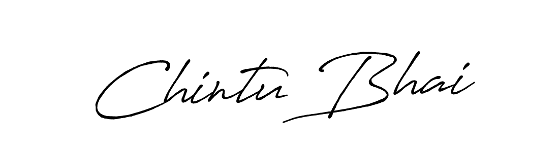 You should practise on your own different ways (Antro_Vectra_Bolder) to write your name (Chintu Bhai) in signature. don't let someone else do it for you. Chintu Bhai signature style 7 images and pictures png