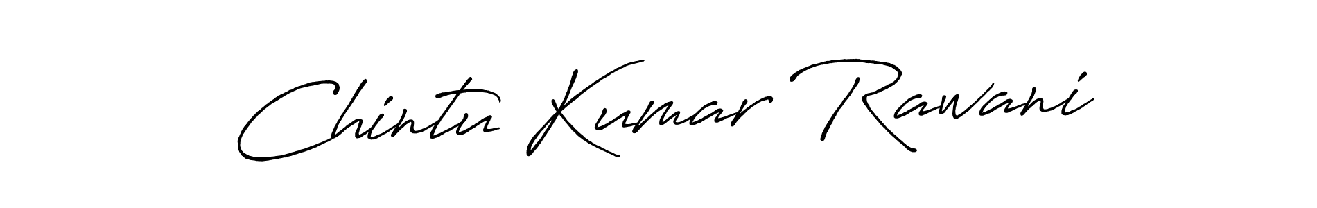 Design your own signature with our free online signature maker. With this signature software, you can create a handwritten (Antro_Vectra_Bolder) signature for name Chintu Kumar Rawani. Chintu Kumar Rawani signature style 7 images and pictures png