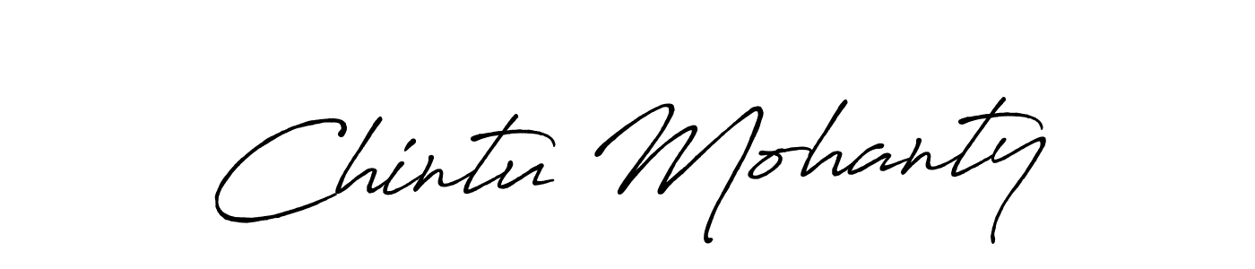Also we have Chintu Mohanty name is the best signature style. Create professional handwritten signature collection using Antro_Vectra_Bolder autograph style. Chintu Mohanty signature style 7 images and pictures png