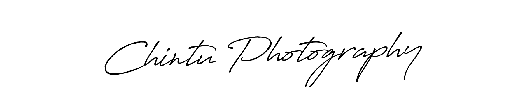 How to make Chintu Photography name signature. Use Antro_Vectra_Bolder style for creating short signs online. This is the latest handwritten sign. Chintu Photography signature style 7 images and pictures png