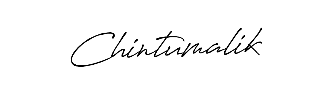 The best way (Antro_Vectra_Bolder) to make a short signature is to pick only two or three words in your name. The name Chintumalik include a total of six letters. For converting this name. Chintumalik signature style 7 images and pictures png