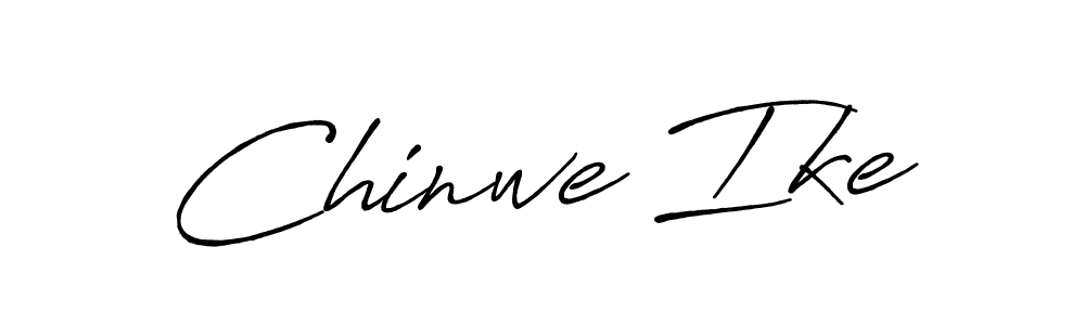 Create a beautiful signature design for name Chinwe Ike. With this signature (Antro_Vectra_Bolder) fonts, you can make a handwritten signature for free. Chinwe Ike signature style 7 images and pictures png