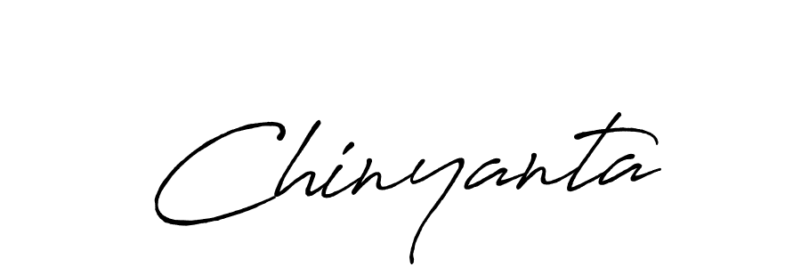 Make a beautiful signature design for name Chinyanta. Use this online signature maker to create a handwritten signature for free. Chinyanta signature style 7 images and pictures png