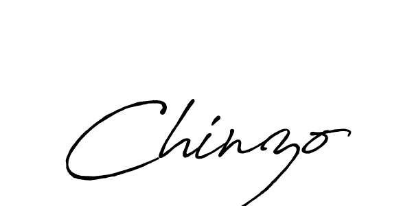 How to make Chinzo signature? Antro_Vectra_Bolder is a professional autograph style. Create handwritten signature for Chinzo name. Chinzo signature style 7 images and pictures png