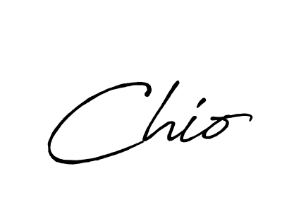 Chio stylish signature style. Best Handwritten Sign (Antro_Vectra_Bolder) for my name. Handwritten Signature Collection Ideas for my name Chio. Chio signature style 7 images and pictures png