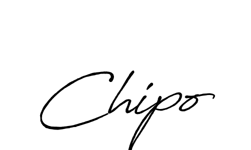 Use a signature maker to create a handwritten signature online. With this signature software, you can design (Antro_Vectra_Bolder) your own signature for name Chipo. Chipo signature style 7 images and pictures png