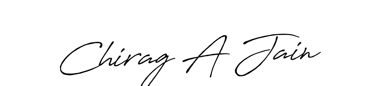 It looks lik you need a new signature style for name Chirag A Jain. Design unique handwritten (Antro_Vectra_Bolder) signature with our free signature maker in just a few clicks. Chirag A Jain signature style 7 images and pictures png