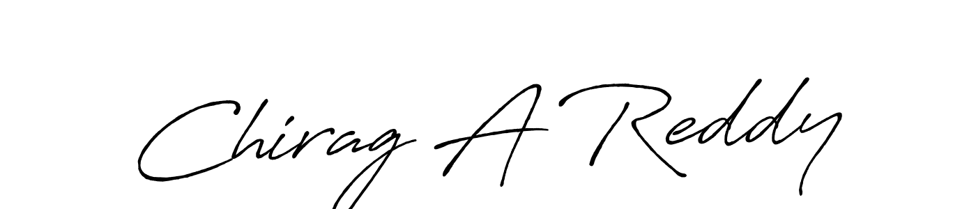 It looks lik you need a new signature style for name Chirag A Reddy. Design unique handwritten (Antro_Vectra_Bolder) signature with our free signature maker in just a few clicks. Chirag A Reddy signature style 7 images and pictures png
